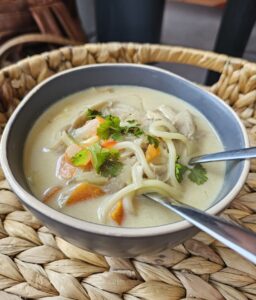 vegetarische tom kha kai